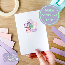 Load image into Gallery viewer, Make cards like this - Flower card