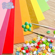 Load image into Gallery viewer, Mini green resin flower