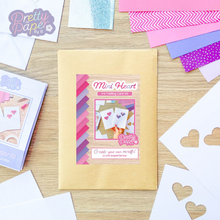 Load image into Gallery viewer, Mini hearts card making kit