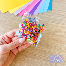 Load image into Gallery viewer, Pack of mini resin crushed shell card embellishments (25g)