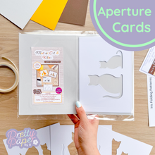 Load image into Gallery viewer, Mother Cat and Kitten Card Aperture Pack