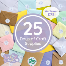 Load image into Gallery viewer, Paper Craft Advent Calendar | Cute and Cuddly Edition 2023 | 25 Days of Craft Supplies | Christmas Craft Activity
