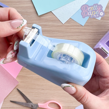 Load image into Gallery viewer, Blue Paper Craft Tape Dispenser