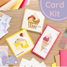 Load image into Gallery viewer, Party Treats Intermediate Iris Folding Card Kit