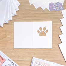 Load image into Gallery viewer, iris fold paw print aperture