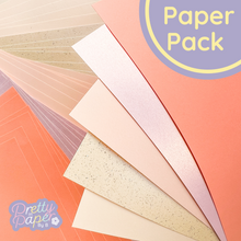 Load image into Gallery viewer, Peaches and Cream Paper Crafting Pack