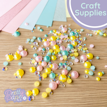 Load image into Gallery viewer, Pearl Gem Mix – Pastel Dreams, 3–10mm, 15g – Craft Embellishments