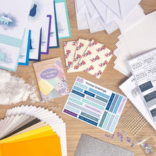 Load image into Gallery viewer, Penguins and Polar Bears Card Making Kit | Intermediate iris folding craft kit | Snowy Polar Animals