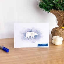 Load image into Gallery viewer, Penguins and Polar Bears Card Making Kit | Intermediate iris folding craft kit | Snowy Polar Animals