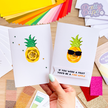 Load image into Gallery viewer, Pineapple card making kit

