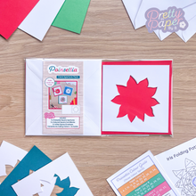 Load image into Gallery viewer, Poinsettia card aperture pack