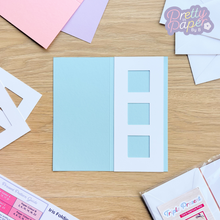 Load image into Gallery viewer, aperture on blue card