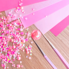Load image into Gallery viewer, Pearl Gem Mix – Pretty in Pink, 3–8mm, 15g – Craft Embellishments