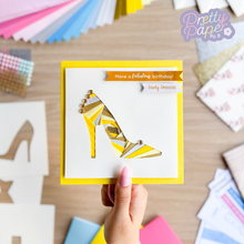 Load image into Gallery viewer, High heel shoe card
