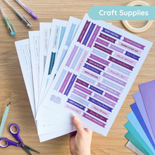 Load image into Gallery viewer, Printed greeting card toppers frosty Christmas edition