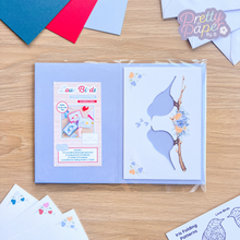 Load image into Gallery viewer, Printed Love Birds Aperture Card pack
