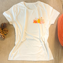 Load image into Gallery viewer, Pumpkin Meadow Short Sleeved T-Shirt | Organic Cotton | Women S-2XL