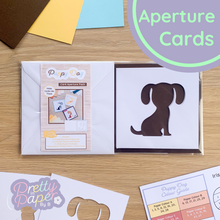 Load image into Gallery viewer, Puppy Dog Aperture Cards
