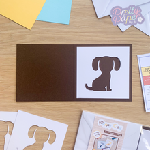 Load image into Gallery viewer, aperture on brown card