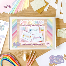 Load image into Gallery viewer, Quilling and iris folding craft kit