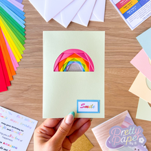 Load image into Gallery viewer, Smile rainbow card