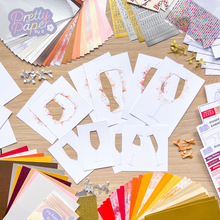 Load image into Gallery viewer, Ten embellished aperture cards