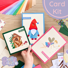 Load image into Gallery viewer, Secret Garden Card Making Kit Iris Folding

