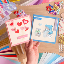Load image into Gallery viewer, Sharing the Love Craft Project Kit | Iris Folding Card Making and Wall Art | Craft Kit Gift  | Discontinued