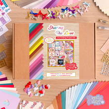 Load image into Gallery viewer, Sharing the Love Craft Project Kit | Iris Folding Card Making and Wall Art | Craft Kit Gift  | Discontinued