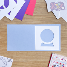 Load image into Gallery viewer, aperture on blue card