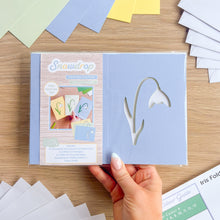 Load image into Gallery viewer, Mini Snowdrop Card Apertures A6 (Pack of 6) | Coloured Card Blanks & Envelopes x6