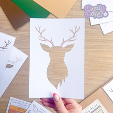 Load image into Gallery viewer, stag head aperture with printed antlers