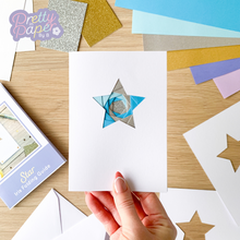Load image into Gallery viewer, blue star card