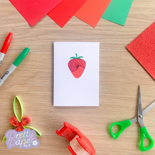 Load image into Gallery viewer, Strawberry Iris Folding Template