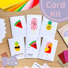 Load image into Gallery viewer, Sweet Summer Iris Folding Card Making Kit
