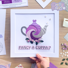 Load image into Gallery viewer, Berry burst tea pot wall art craft kit