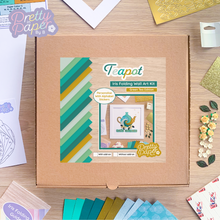 Load image into Gallery viewer, Teapot craft kit green tea edition