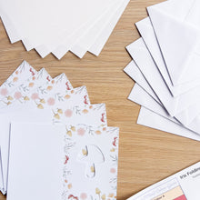 Load image into Gallery viewer, Toadstool (Mini) Card Apertures A6 (Pack of 6) | PRINTED White Card Blanks & Envelopes x6