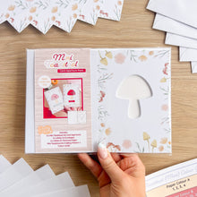 Load image into Gallery viewer, Toadstool (Mini) Card Apertures A6 (Pack of 6) | PRINTED White Card Blanks & Envelopes x6