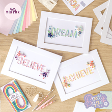 Load image into Gallery viewer, wall art iris fold and quilling kit