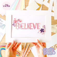 Load image into Gallery viewer, believe wall art