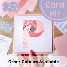 Load image into Gallery viewer, Alphabet Letter P Card Making Kit