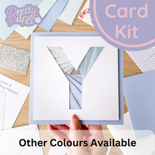 Load image into Gallery viewer, Alphabet Letter Y Card Making Kit