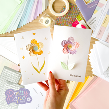 Load image into Gallery viewer, Flower iris folding cards