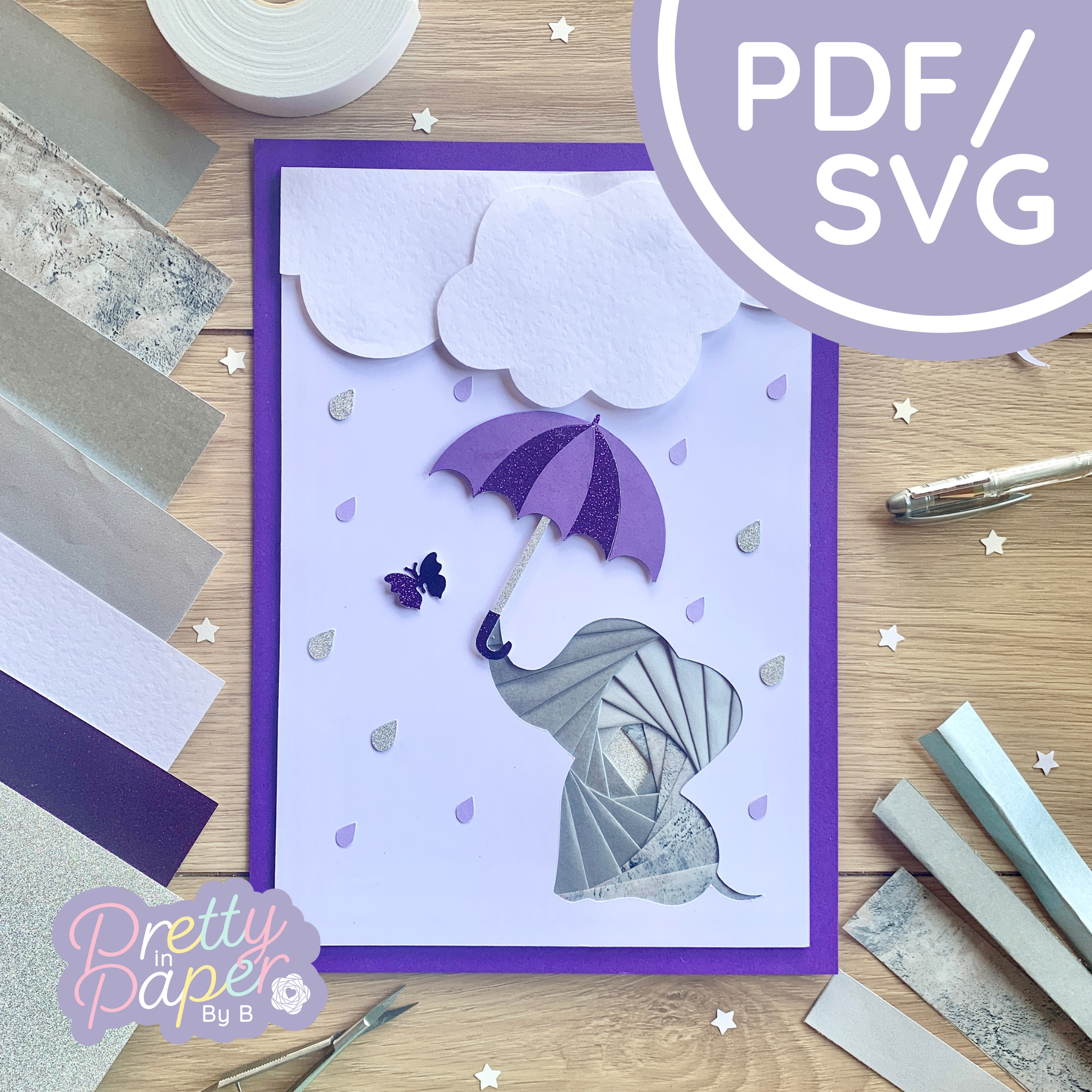 PrettyinPaperbyB - Iris folding craft kits & PDF SVG pattern templates –  Pretty In Paper By B