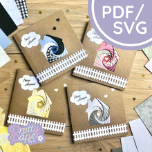 Load image into Gallery viewer, House Iris Folding Template