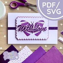 Load image into Gallery viewer, Iris Folding Butterfly Template