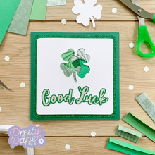 Load image into Gallery viewer, Iris Folding Clover Leaf Template
