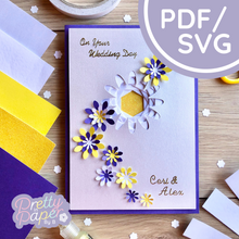 Load image into Gallery viewer, Iris Folding Daisy Template