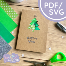 Load image into Gallery viewer, Iris Folding Christmas Tree Mini Template
